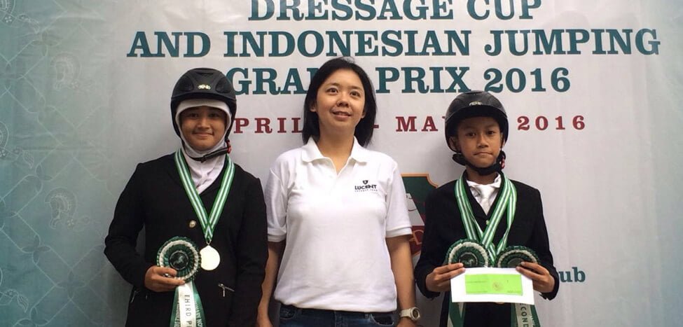 Nabila Sukses Juara Tiga Berkuda di Skill & Elegance Dressage Cup 2016